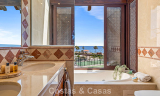 Luxury penthouse for sale on the beach on the New Golden Mile between Marbella and Estepona 781263 