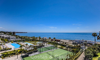 Luxury penthouse for sale on the beach on the New Golden Mile between Marbella and Estepona 781276 
