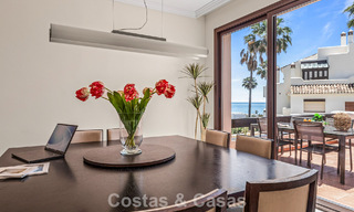 Luxury penthouse for sale on the beach on the New Golden Mile between Marbella and Estepona 781289 