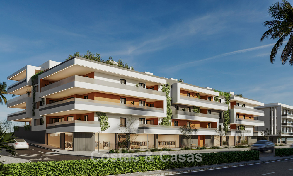 New project with stylish apartments for sale near the centre and beach of San Pedro, Marbella 781140