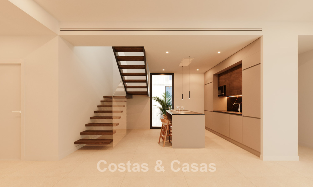 New project with stylish apartments for sale near the centre and beach of San Pedro, Marbella 781141