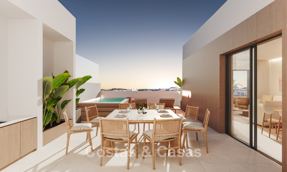 New project with stylish apartments for sale near the centre and beach of San Pedro, Marbella 781147