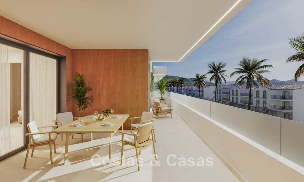 New project with stylish apartments for sale near the centre and beach of San Pedro, Marbella 781152
