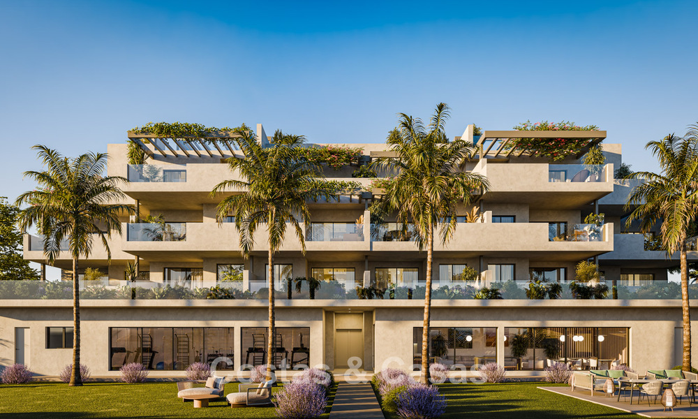 Launch! Off-plan, modern apartments with sea views for sale in Casares Costa, Costa del Sol 781130