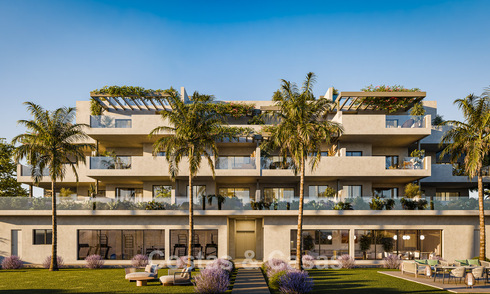 Launch! Off-plan, modern apartments with sea views for sale in Casares Costa, Costa del Sol 781130