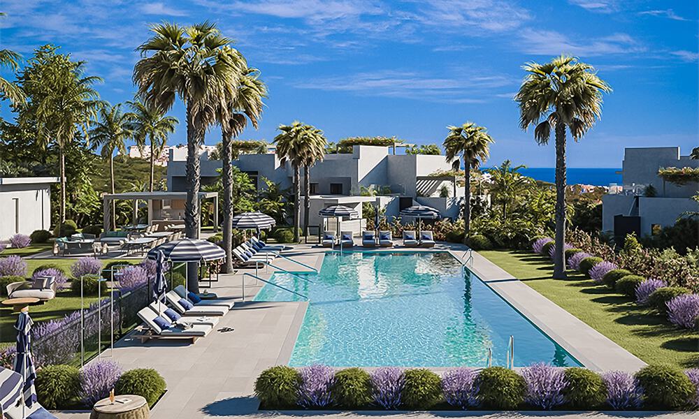 Launch! Off-plan, modern apartments with sea views for sale in Casares Costa, Costa del Sol 788228