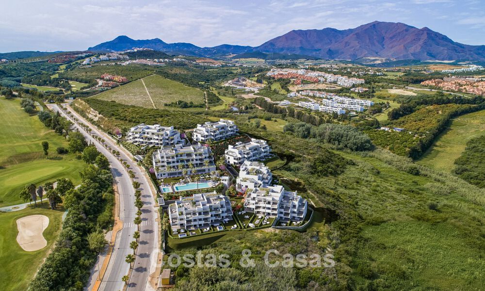 Launch! Off-plan, modern apartments with sea views for sale in Casares Costa, Costa del Sol 788232