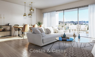 New apartments with sea views for sale just a stone's throw from the golf course in La Cala de Mijas, Costa del Sol 781160 