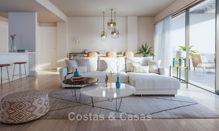 New apartments with sea views for sale just a stone's throw from the golf course in La Cala de Mijas, Costa del Sol 781161 