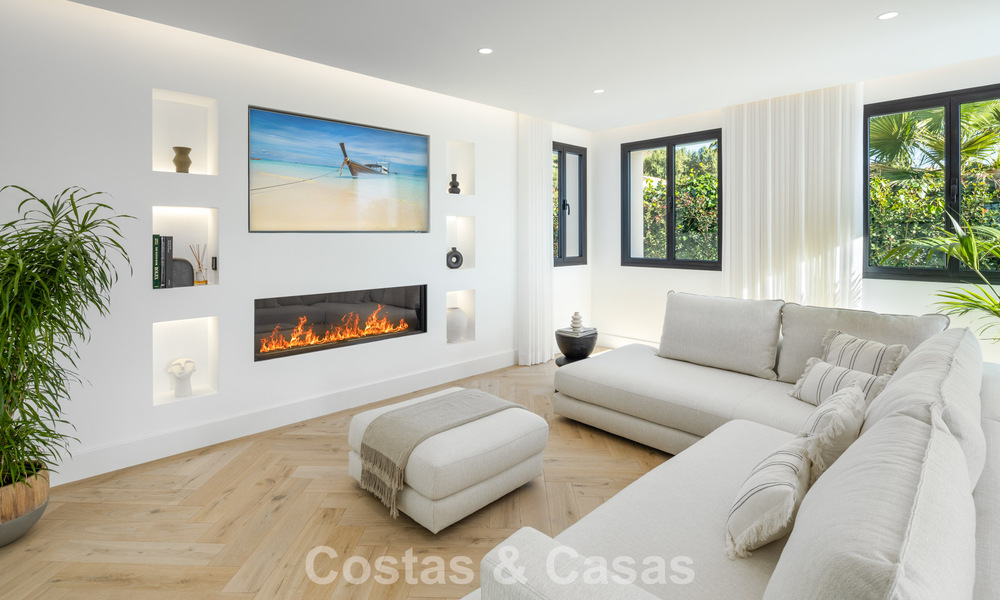 Move-in ready luxury villa with contemporary Spanish architecture and sea views for sale in Marbella - Benahavis 781360