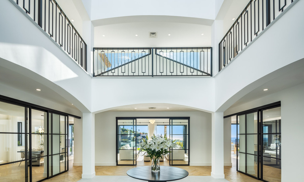 Move-in ready luxury villa with contemporary Spanish architecture and sea views for sale in Marbella - Benahavis 781361