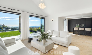 Move-in ready luxury villa with contemporary Spanish architecture and sea views for sale in Marbella - Benahavis 781363 