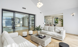 Move-in ready luxury villa with contemporary Spanish architecture and sea views for sale in Marbella - Benahavis 781364 