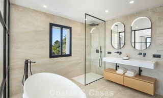 Move-in ready luxury villa with contemporary Spanish architecture and sea views for sale in Marbella - Benahavis 781369 