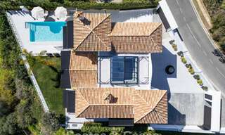Move-in ready luxury villa with contemporary Spanish architecture and sea views for sale in Marbella - Benahavis 781370 