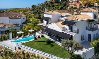 Move-in ready luxury villa with contemporary Spanish architecture and sea views for sale in Marbella - Benahavis 781373 