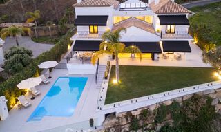 Move-in ready luxury villa with contemporary Spanish architecture and sea views for sale in Marbella - Benahavis 781379 