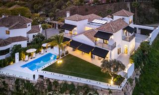 Move-in ready luxury villa with contemporary Spanish architecture and sea views for sale in Marbella - Benahavis 781380 