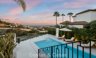 Move-in ready luxury villa with contemporary Spanish architecture and sea views for sale in Marbella - Benahavis 781382 