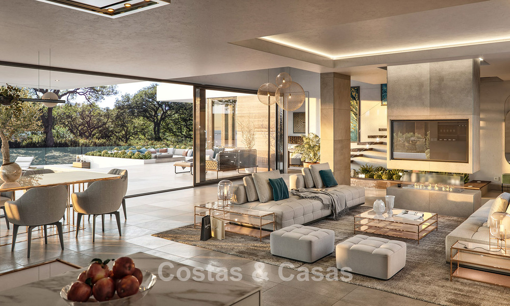 Modern, luxury, new build villa for sale in a prestigious golf resort in San Roque, Costa del Sol 781514