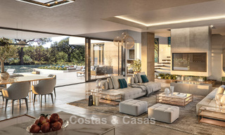 Modern, luxury, new build villa for sale in a prestigious golf resort in San Roque, Costa del Sol 781514 
