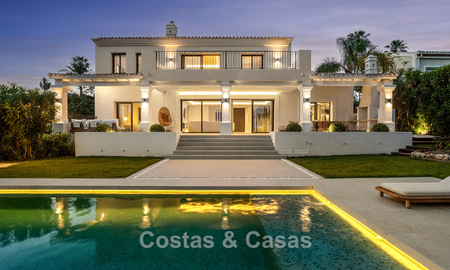 Mediterranean luxury villa with timeless appeal for sale in the prestigious Nueva Andalucía area of Marbella 781540