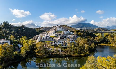 Move-in ready, modern penthouse in a lakeside complex with panoramic views for sale in Nueva Andalucia, Marbella 781558