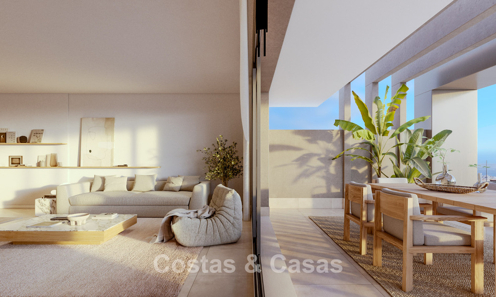 Launch! Stylish new build apartments for sale with panoramic sea views near Estepona centre 781387