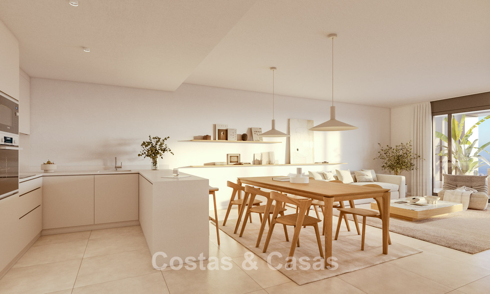 Launch! Stylish new build apartments for sale with panoramic sea views near Estepona centre 781388