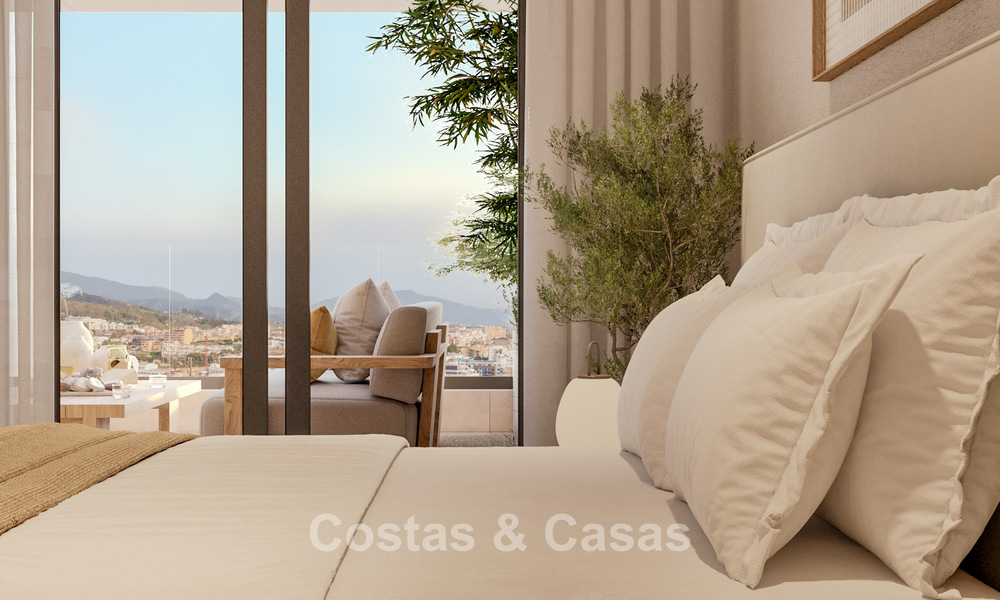 Launch! Stylish new build apartments for sale with panoramic sea views near Estepona centre 781389