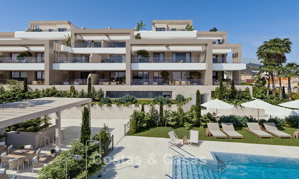Launch! Stylish new build apartments for sale with panoramic sea views near Estepona centre 781395