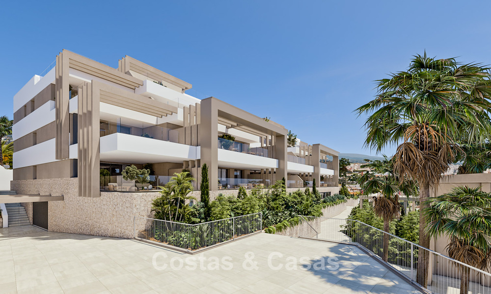 Launch! Stylish new build apartments for sale with panoramic sea views near Estepona centre 781397