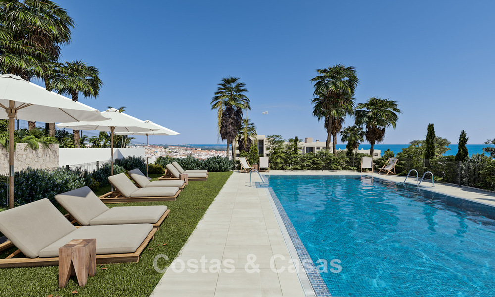 Launch! Stylish new build apartments for sale with panoramic sea views near Estepona centre 781398