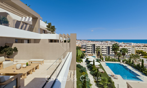 Launch! Stylish new build apartments for sale with panoramic sea views near Estepona centre 781399