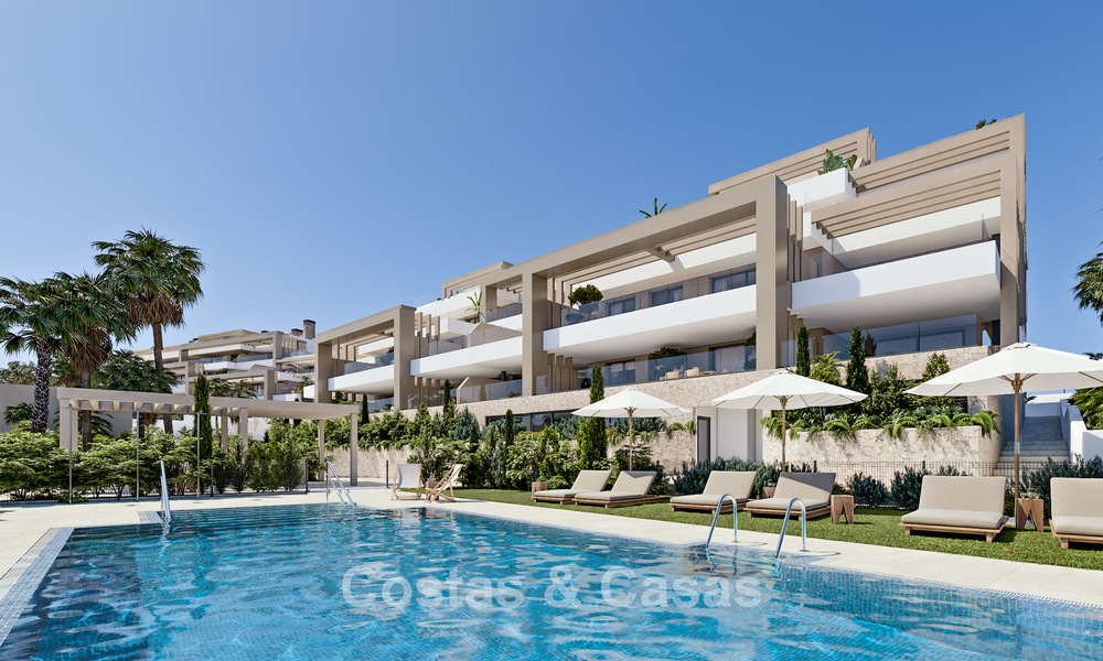Launch! Stylish new build apartments for sale with panoramic sea views near Estepona centre 781401