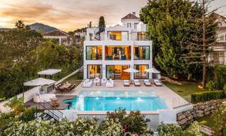 Move-in ready, state-of-the-art luxury villa for sale frontline golf in Nueva Andalucia’s Golf Valley, Marbella 781645 