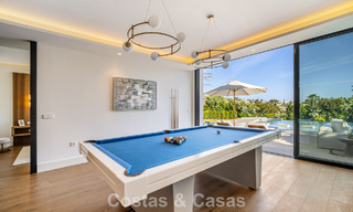 Move-in ready, state-of-the-art luxury villa for sale frontline golf in Nueva Andalucia’s Golf Valley, Marbella 781646 