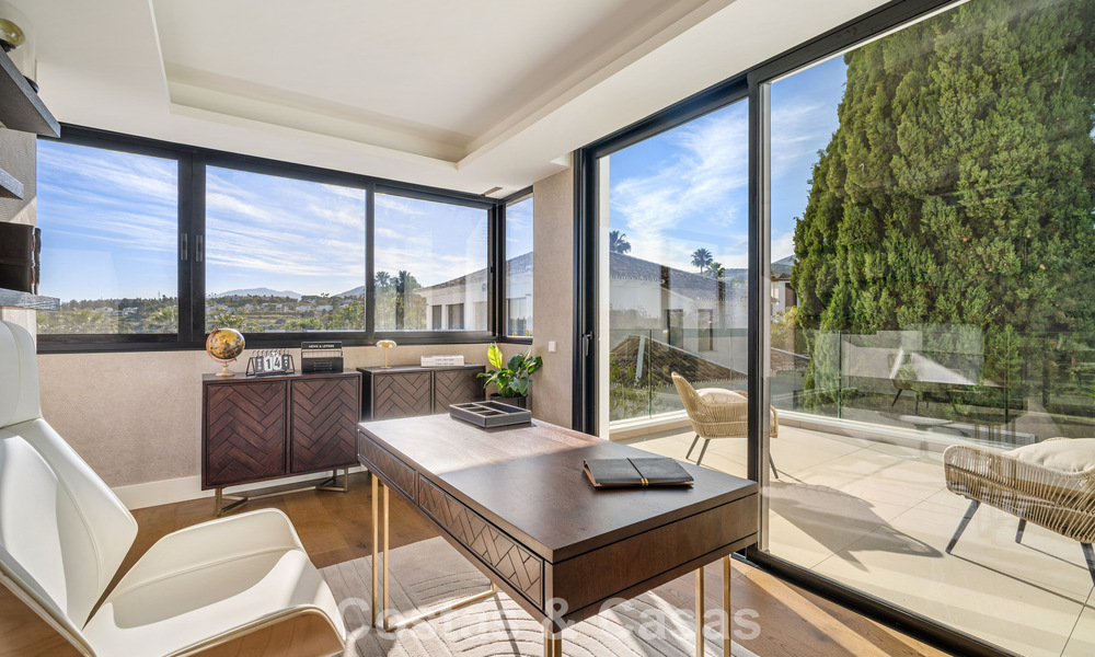 Move-in ready, state-of-the-art luxury villa for sale frontline golf in Nueva Andalucia’s Golf Valley, Marbella 781652