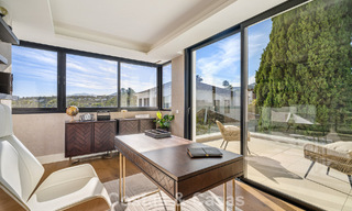 Move-in ready, state-of-the-art luxury villa for sale frontline golf in Nueva Andalucia’s Golf Valley, Marbella 781652 