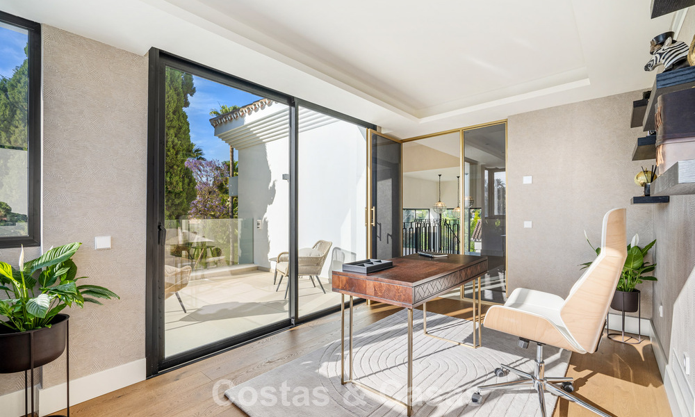 Move-in ready, state-of-the-art luxury villa for sale frontline golf in Nueva Andalucia’s Golf Valley, Marbella 781653