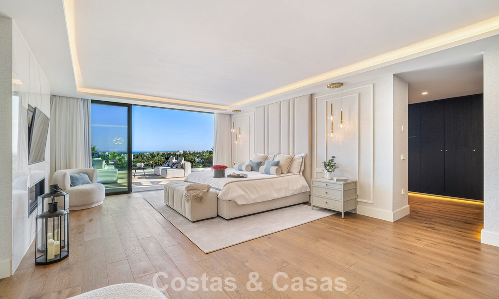 Move-in ready, state-of-the-art luxury villa for sale frontline golf in Nueva Andalucia’s Golf Valley, Marbella 781654