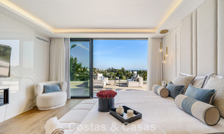 Move-in ready, state-of-the-art luxury villa for sale frontline golf in Nueva Andalucia’s Golf Valley, Marbella 781656 