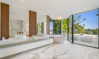 Move-in ready, state-of-the-art luxury villa for sale frontline golf in Nueva Andalucia’s Golf Valley, Marbella 781657 