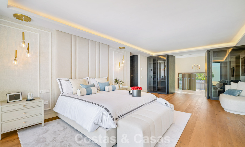 Move-in ready, state-of-the-art luxury villa for sale frontline golf in Nueva Andalucia’s Golf Valley, Marbella 781659