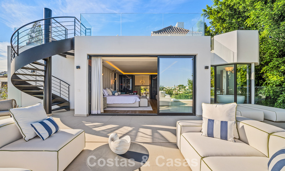 Move-in ready, state-of-the-art luxury villa for sale frontline golf in Nueva Andalucia’s Golf Valley, Marbella 781661