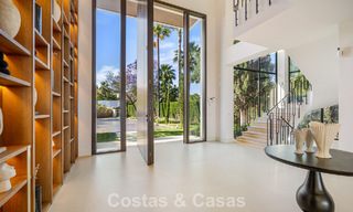 Move-in ready, state-of-the-art luxury villa for sale frontline golf in Nueva Andalucia’s Golf Valley, Marbella 781663 
