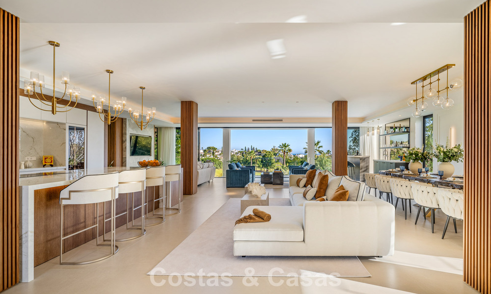 Move-in ready, state-of-the-art luxury villa for sale frontline golf in Nueva Andalucia’s Golf Valley, Marbella 781666