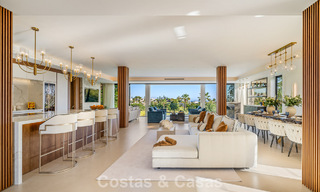 Move-in ready, state-of-the-art luxury villa for sale frontline golf in Nueva Andalucia’s Golf Valley, Marbella 781666 