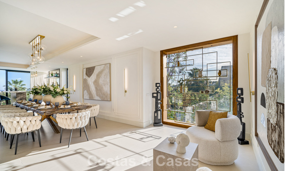 Move-in ready, state-of-the-art luxury villa for sale frontline golf in Nueva Andalucia’s Golf Valley, Marbella 781667