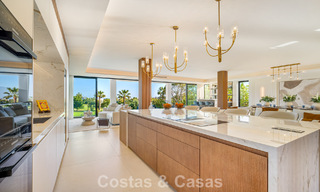 Move-in ready, state-of-the-art luxury villa for sale frontline golf in Nueva Andalucia’s Golf Valley, Marbella 781668 